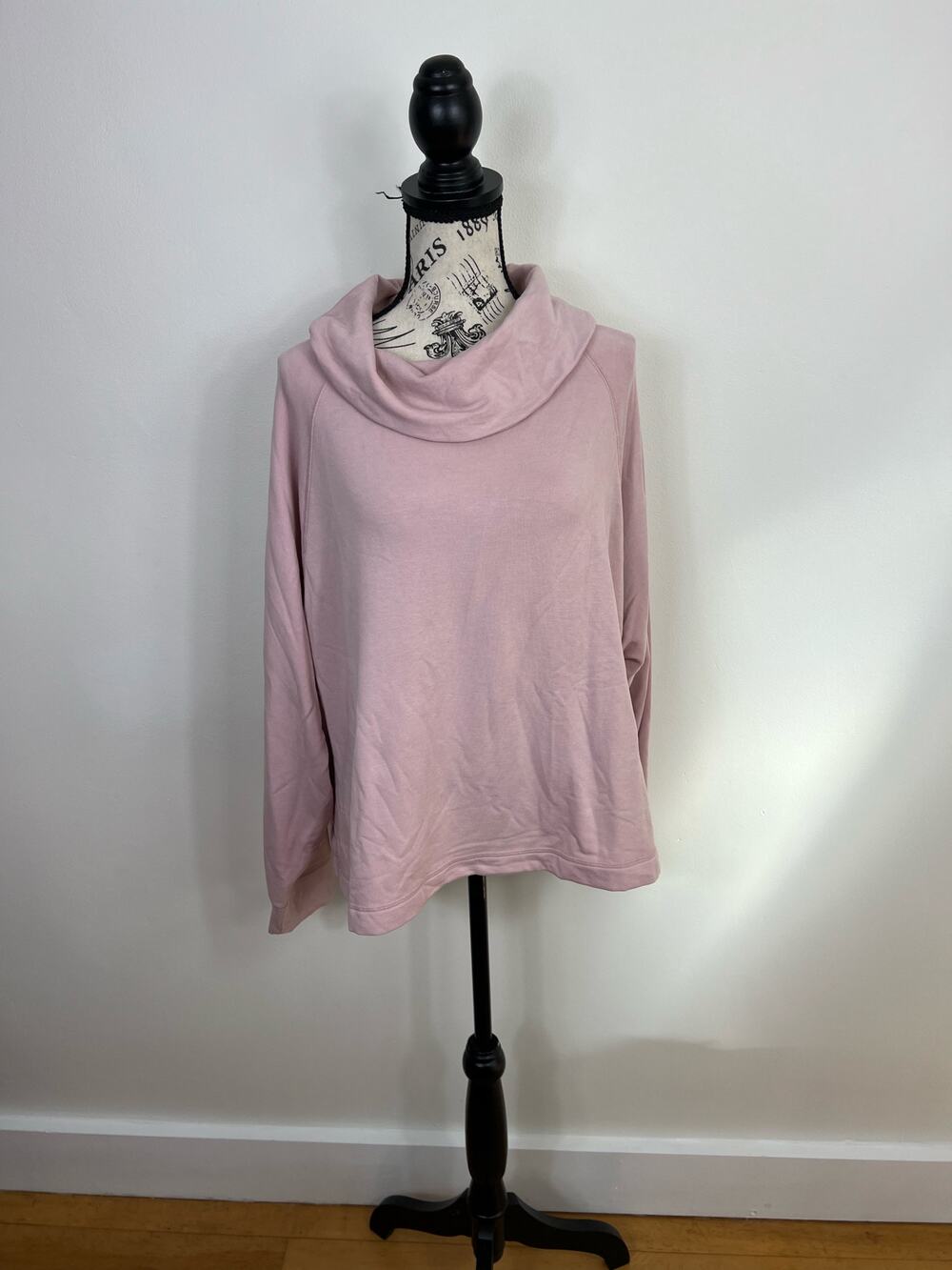 Old Navy Cowl Neck Super Soft Pink Adobe long sleeve Sweater